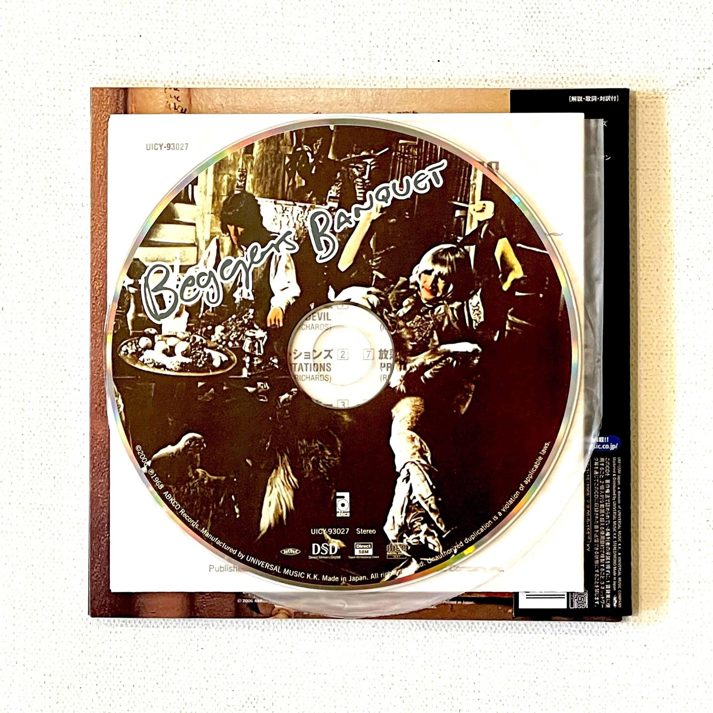 ROLLING STONES ~ Beggar's Banquet (Japanese reissue) — Taste Merchants